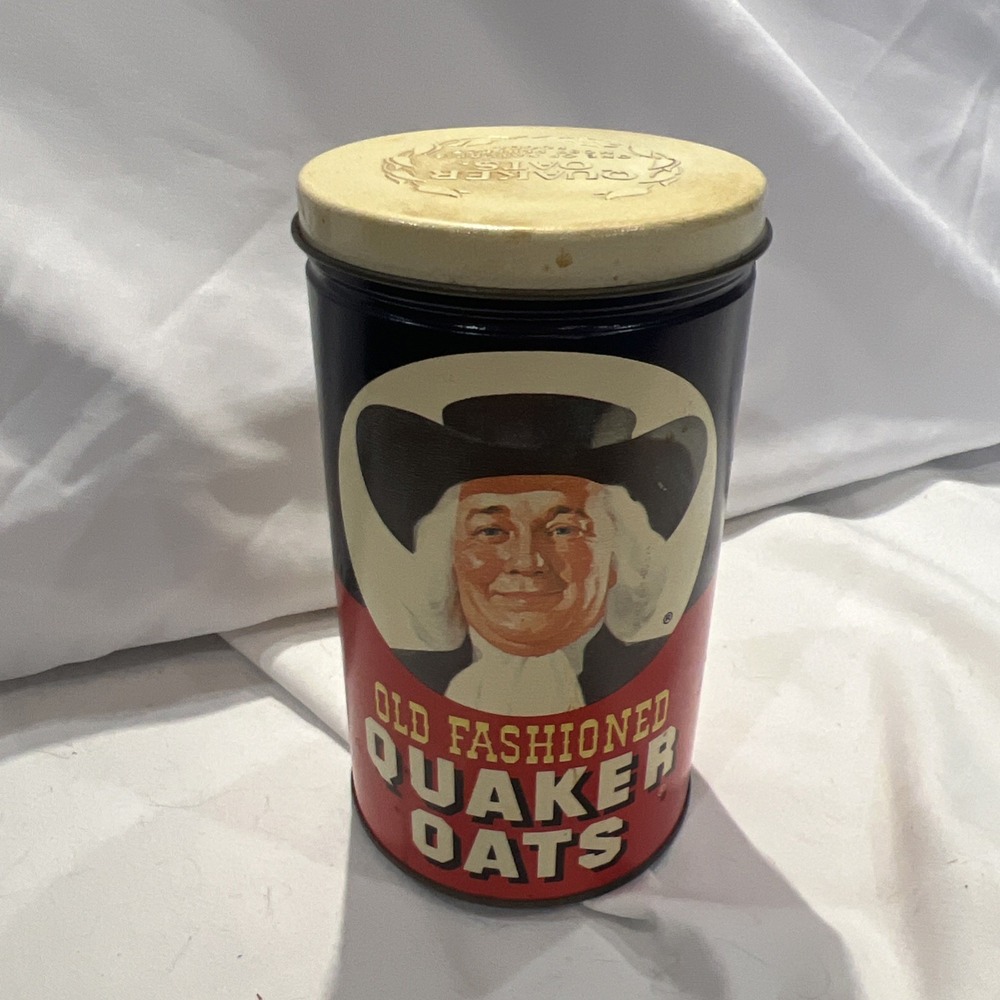 Quaker Oats Container tin original‎ rare vintage